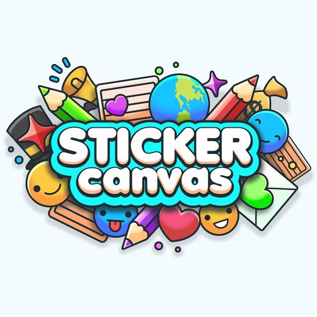 Sticker Canvas icon