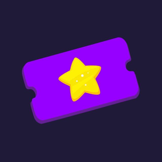 Magic card ticket icon